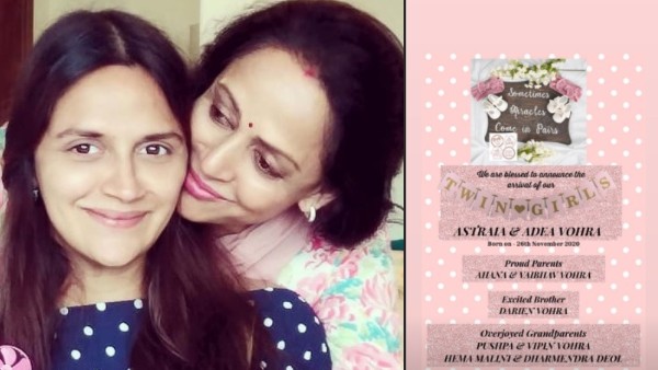 Ahana Deol Welcomes Twin Girls