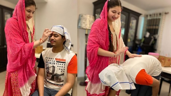 Harshaali Shares A Glimpse Of Her Bhai Dooj Celebration