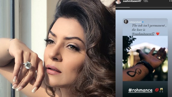 Sushmita Reacts To Rohman Getting Her Name Inscribed On His Arm