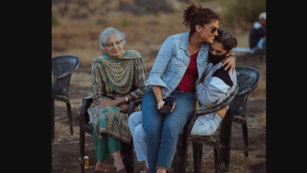 Taapsee Pannu Trains Hard For Rashmi Rocket; Shares Photos Of Her 'Battle Scars' Taapsee Pannu's Mother And Sister Shagun's Surprise Visit On Rashmi Rocket Sets