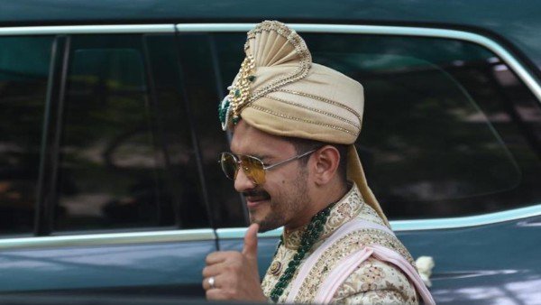 When The Bride And Groom Arrived At The Venue