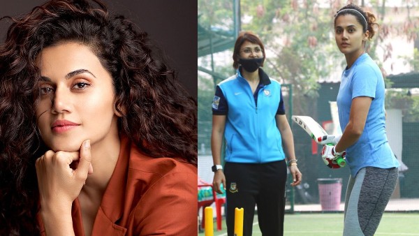 Taapsee Pannu Begins Her Romance With The Bat The Ball For Mithali Raj Biopic Shabaash Mithu Filmibeat