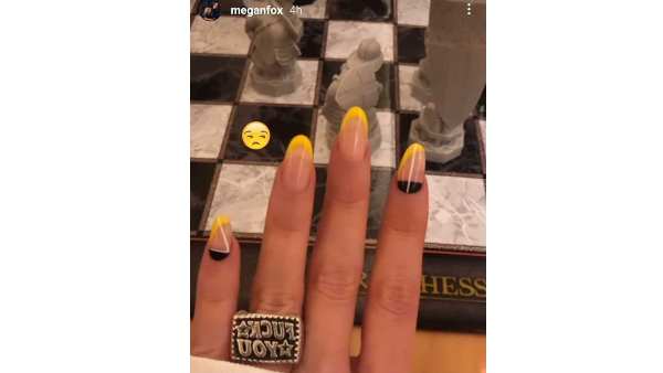 Megan Fox Debunks Engagement Rumours With Machine Gun Kelly, Shares A Close Up Of The NSFW Ring 3 Megan's IG Story