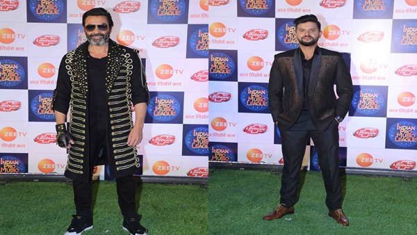Suresh Raina and Bobby Deol