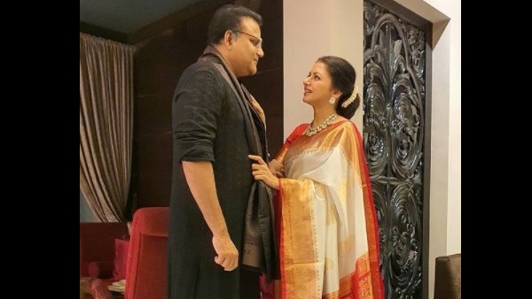 Bhagyashree With Hubby Himalaya Dassani