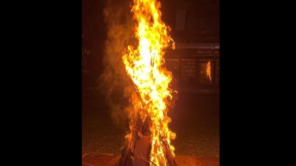 Holika Dahan At Bachchan Residence