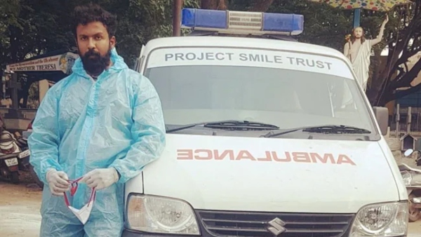 Actor Arjun Gowda Turns COVID-19 Frontline Warrior; Works As An Ambulance Driver Actor Arjun Gowda Turns COVID-19 Frontline Warrior; Works As An Ambulance Driver