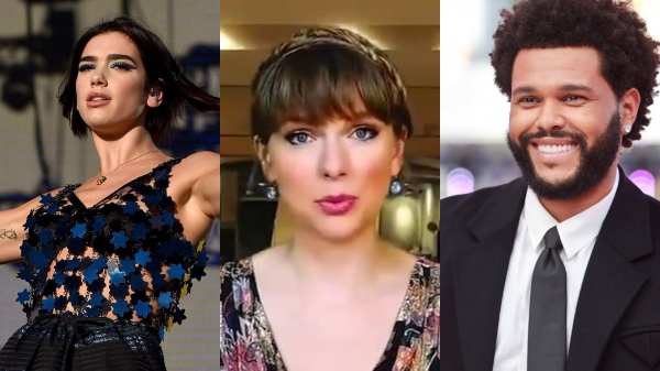 dua lipa, the weeknd, taylor swift dua lipa, the weeknd, taylor swift