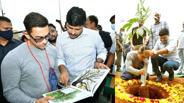 Versatile Actor Aamir Khan Participates in Green India Challenge Versatile Actor Aamir Khan Participates in Green India Challenge