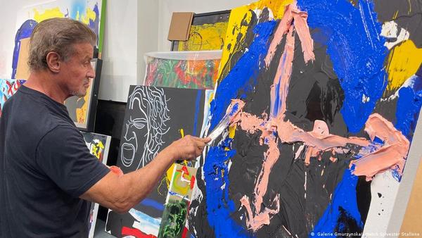 Sylvester Stallone paints - DW Photo Sylvester Stallone paints - DW Photo