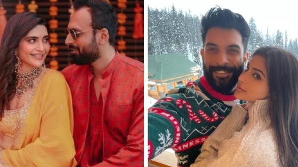 arishma Tanna-Varun Bangera & Mouni Roy-Suraj Nambiar arishma Tanna-Varun Bangera & Mouni Roy-Suraj Nambiar