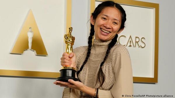 Chloe Zhao at Oscars 2021 Chloe Zhao at Oscars 2021