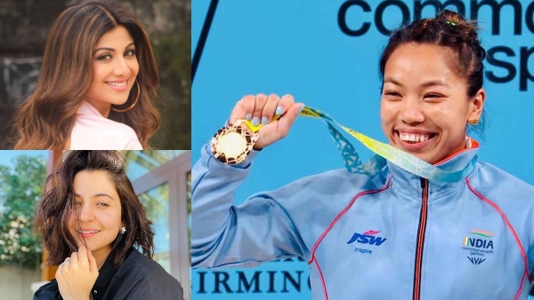 Mirabai Chanu Wins Gold: Anushka Sharma, Shilpa Shetty Kundra & Others Cheer For Her Mirabai Chanu Wins Gold: Anushka Sharma, Shilpa Shetty Kundra & Others Cheer For Her