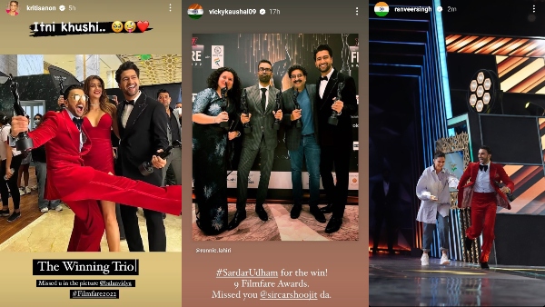 फिल्मफेयर अवार्ड्स 2022 में रणवीर सिंह, कृति सनोन, विक्की कौशल ने अपनी बड़ी जीत का जश्न मनाया; तस्वीरें देखें फिल्मफेयर अवार्ड्स 2022 में रणवीर सिंह, कृति सनोन, विक्की कौशल ने अपनी बड़ी जीत का जश्न मनाया; तस्वीरें देखें
