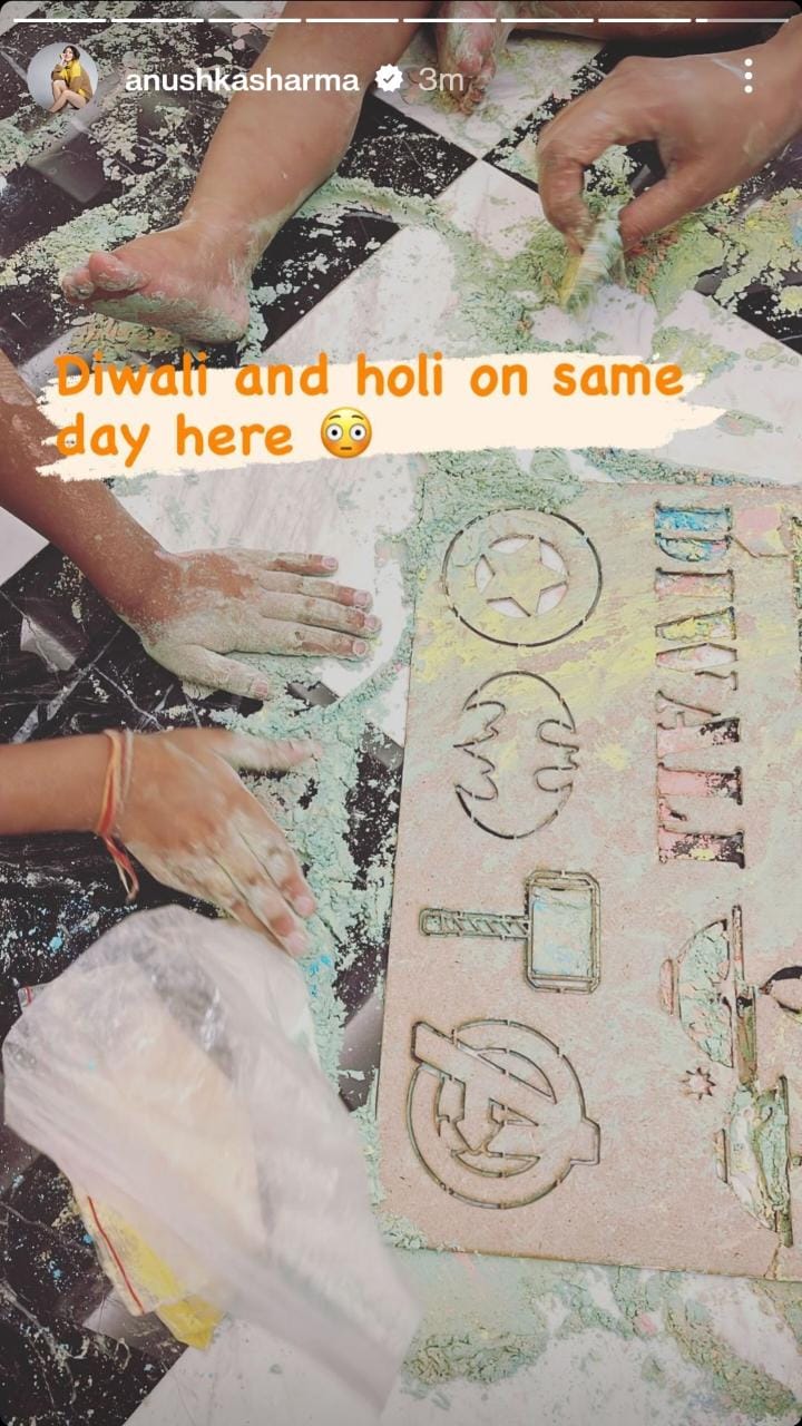 अनुष्का दिवाली पोस्ट