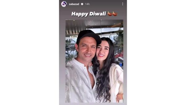   ऋतिक रोशन, सबा आजाद दीवाली 