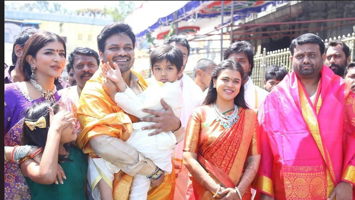 Manchu Manoj Reveals Four-Year-Long Ordeal To Get Married To Bhuma Mounika;  Talks About Son Dhairav - Filmibeat
