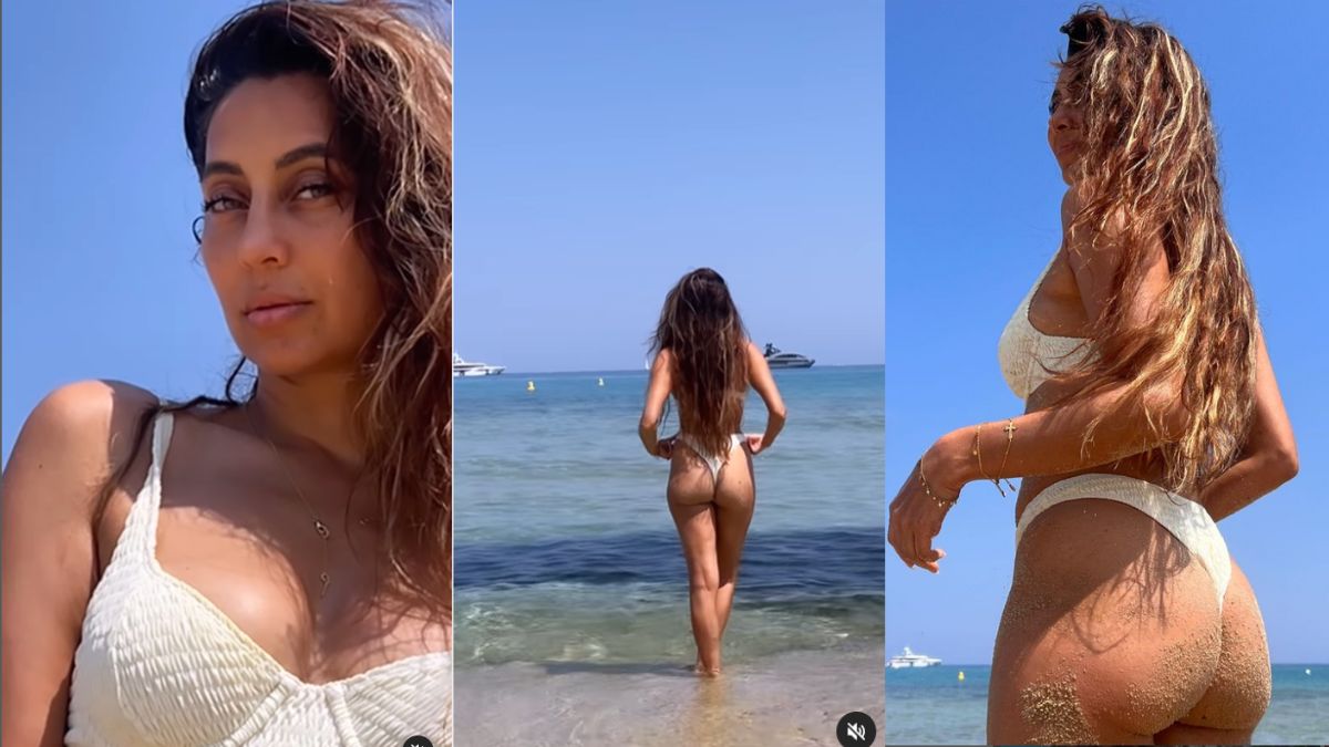 Anusha Dandekar Flaunts Her Booty In A White Bikini As She Plays On The  Beach; Check Out Her SEXY Video - Filmibeat