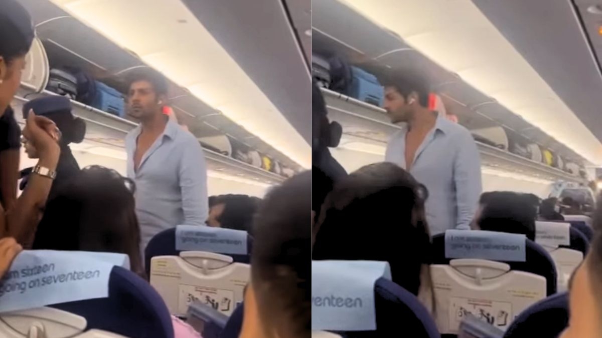 VIRAL: Kartik Aaryan Captured Flying Economy Class, Netizens Call It ...