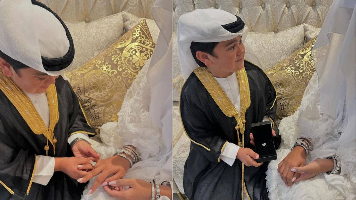 Abdu Rozik Wife Photo| Abdu Rozik Shares FIRST PIC Of Bride Amira From  Engagement| Fans REACT To Abdu Rozik Engagement - Filmibeat