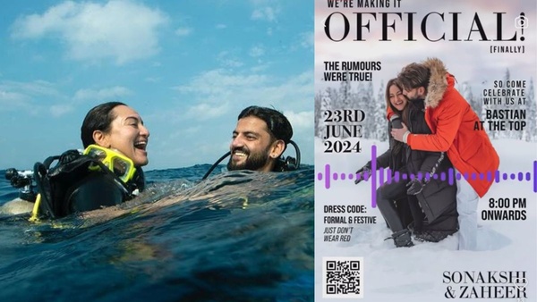 Sonakshi Sinha-Zaheer Iqbal Wedding Audio Invite Leaked: Dress Code, Place, Date, Guest List & Everything Else - Filmibeat