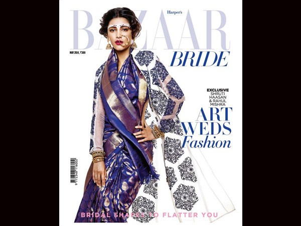 Shruti Hassan Get Fucked - Shruti Hassan Cover Photos | Harpers Bazaar Bride | Fashion Magazine | May  Issue - Filmibeat