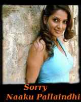 Sorry Naaku Pallaindhi