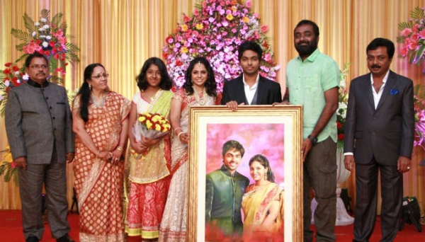 Gv Prakash And Saindhavi Wedding Reception Pictures Photos Filmibeat