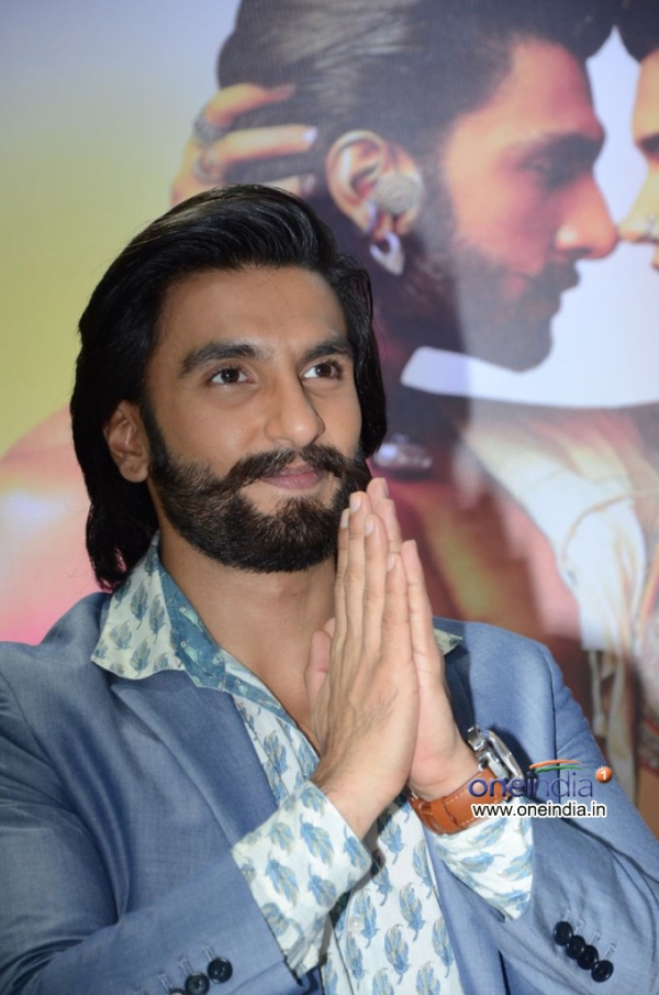 Ram Leela Film Promotion At Hyderabad Photos Filmibeat ram leela film promotion at hyderabad