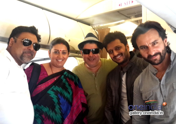 Humshakals Star-Cast with Minister of HRD Smriti Irani Photos Humshakals Star-Cast with Minister of HRD Smriti Irani Photos