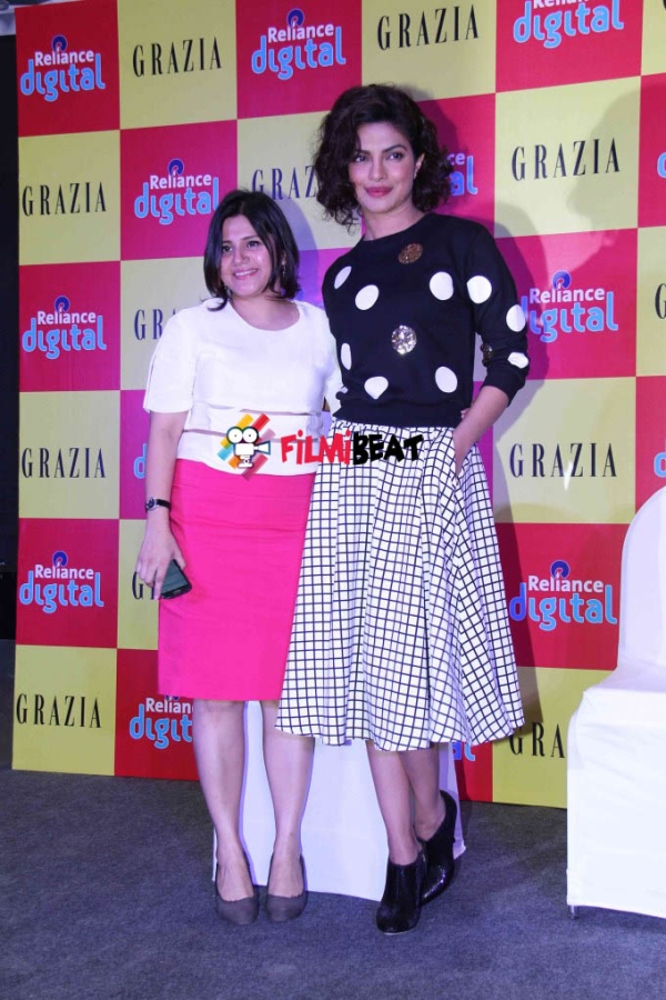 Priyanka Chopra Launches Grazia Magazine's December Issue Photos