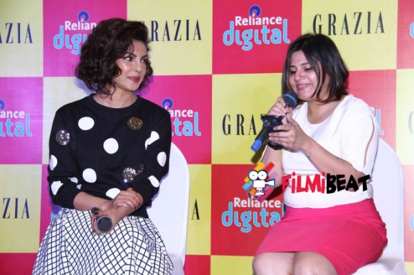 Priyanka Chopra Launches Grazia Magazine's December Issue Photos