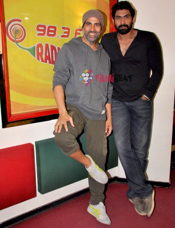 Akshay Kumar & Rana Daggubati Promote 'Baby' At Radio Mirchi Photos ...
