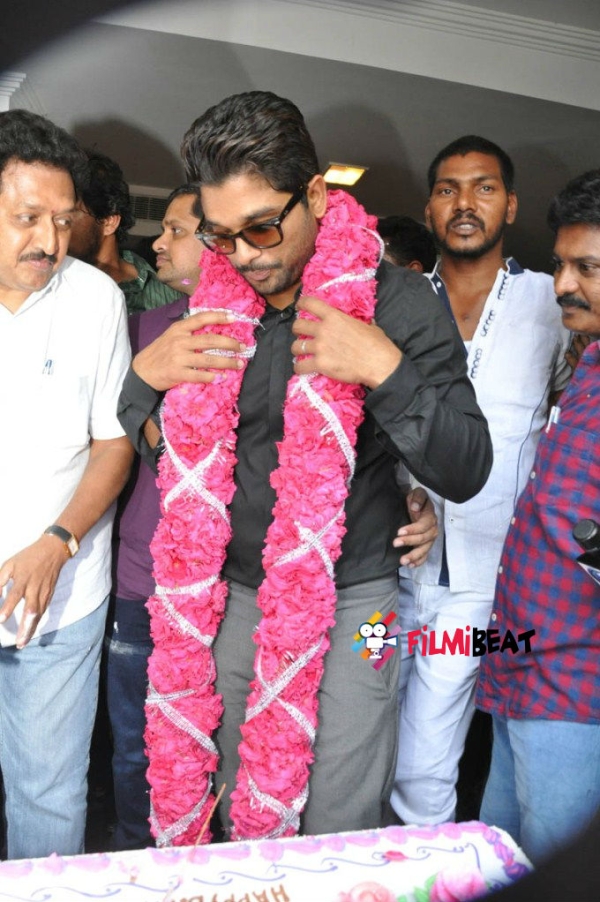 allu arjun birthday celebration