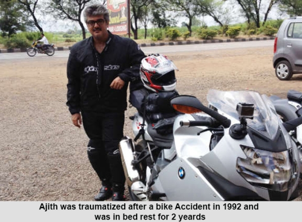 Image result for ajith bike accident