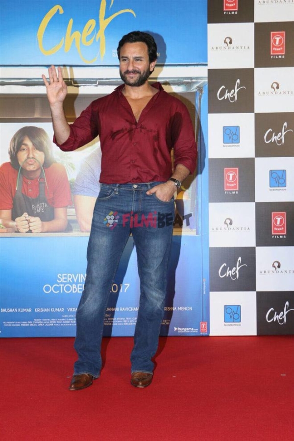 Saif Ali Khan's Chef Movie Trailer Launch Photos - FilmiBeat