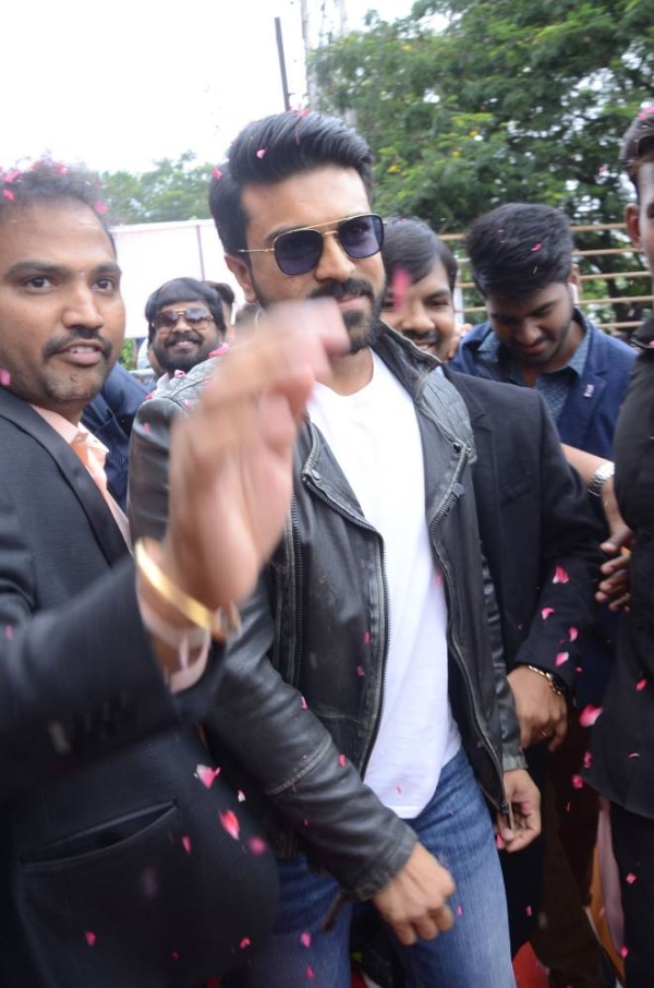 ramcharan launches happi mobiles store at chanda nagar photos