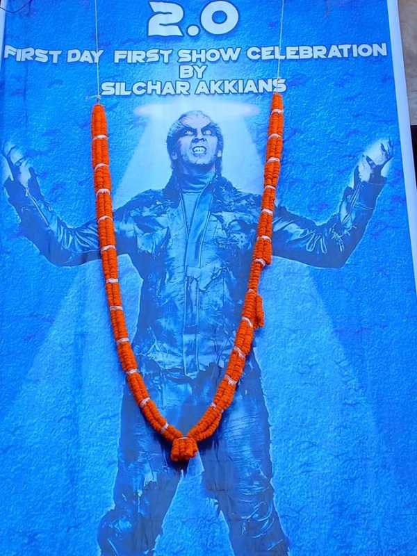 Rajini 2.0 Movie Release Fans Celebration Begins Photos