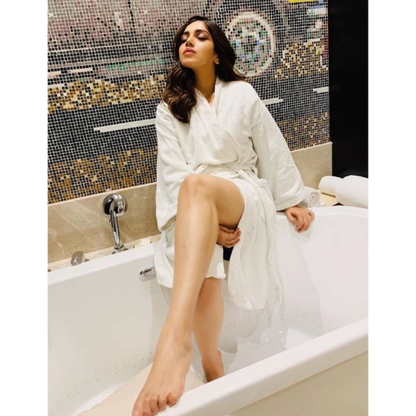 Bhumi Pednekar - (born 18 July 1989) is an Indian actress who appears in Hindi films. After working as an assistant casting director at Yash Raj Films for six years, she made her film debut as an overweight bride in the company romantic comedy Dum Laga Ke Haisha (2015), which earned her the Filmfare Award for Best Female Debut. IMAGES, GIF, ANIMATED GIF, WALLPAPER, STICKER FOR WHATSAPP & FACEBOOK