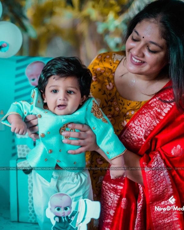 Meghana Raj Son Photos - FilmiBeat