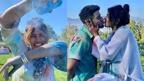 Priyanka Chopra-Nick Jonas' Holi Celebration Pictures Are All Things Fun Photos