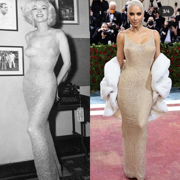 Original Pictures Of Marilyn Monroe In Iconic "Happy Birthday, Mr President” Gown